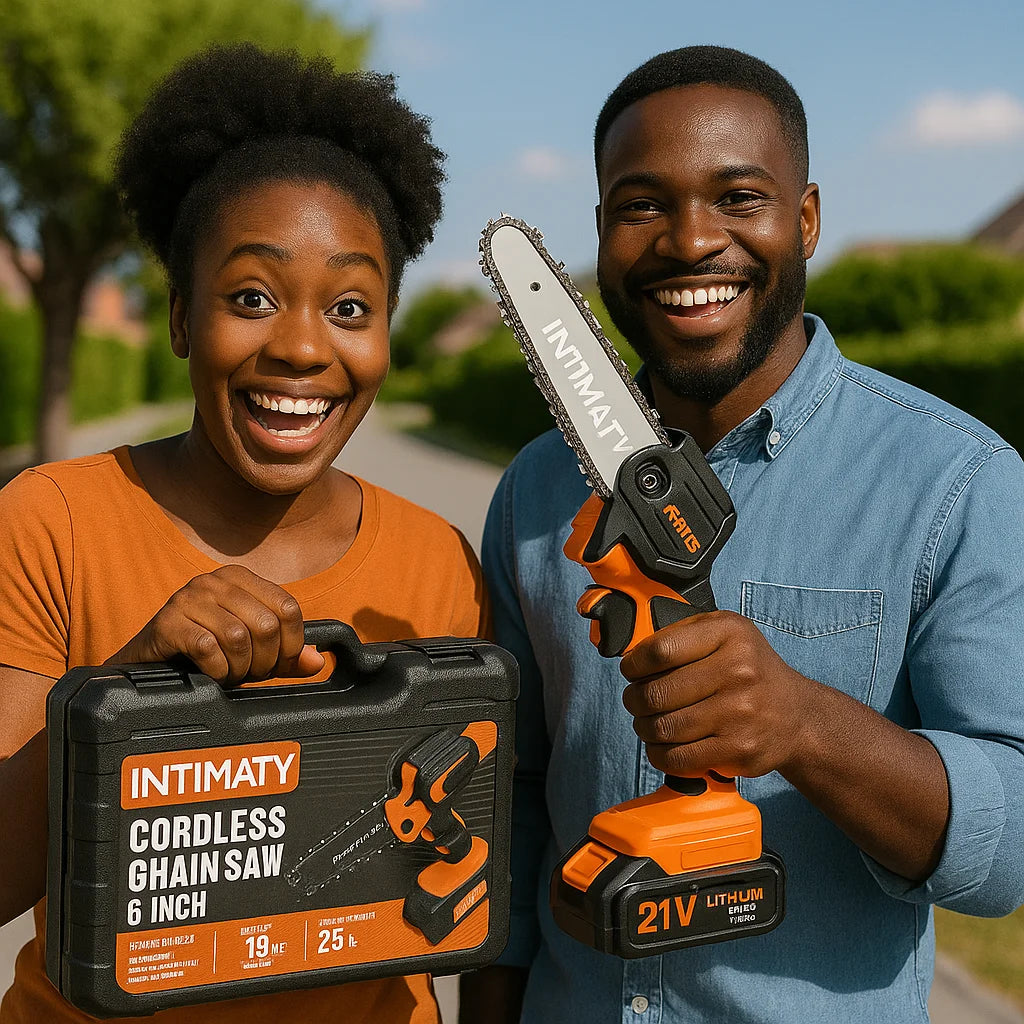 Mini-Tronçonneuse électrique sans fil avec 2 Batteries