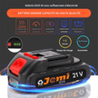 Mini-Tronçonneuse électrique sans fil avec 2 Batteries