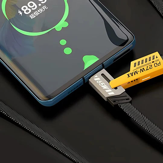 Câble Multi-USB 4-en-1 avec Porte-Clés – Charge Rapide PD 65W