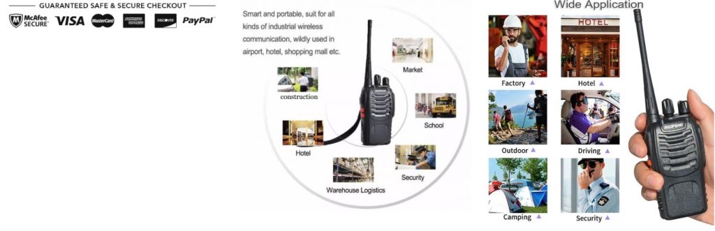 TALKIE WALKIE DEUX PAIRE 3 KM DE DISTANCE DE COMMUNICATION