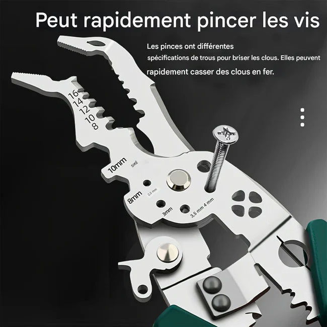 Pince à dénuder multifonctionnelle